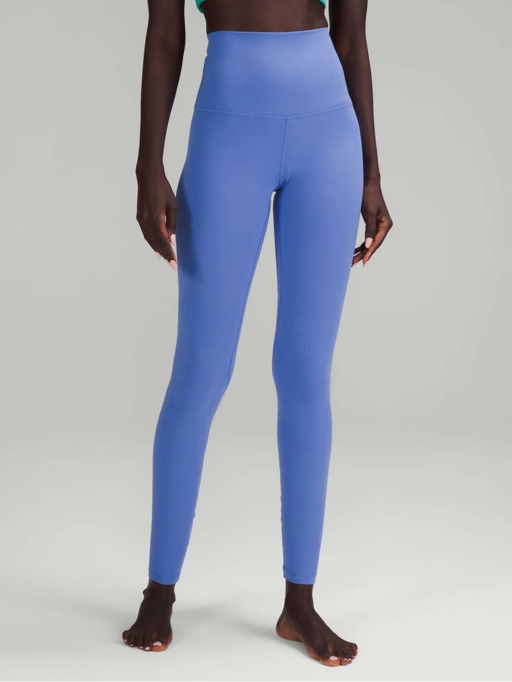 Lululemon Align Super High Rise Pant 28” size 6 wild indigo blue
